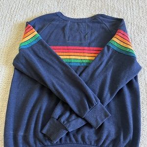 lightly worn Aviator Nation crew neck medium